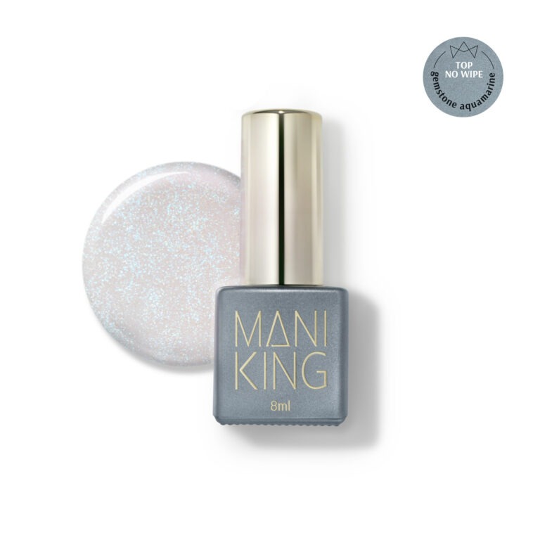 MANI KING TOP NO WIPE – Gemstone Aquamarine 8ml