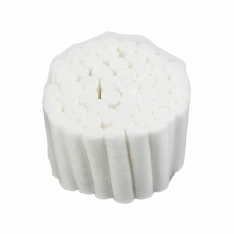 Wałeczki bawełniane do pedicure – 50 szt (dł.38mm śr.8mm)