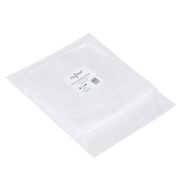 Worki foliowe do pedicure HDPE 50x50 + 2 zakładki - 50 sztuk - obrazek 4