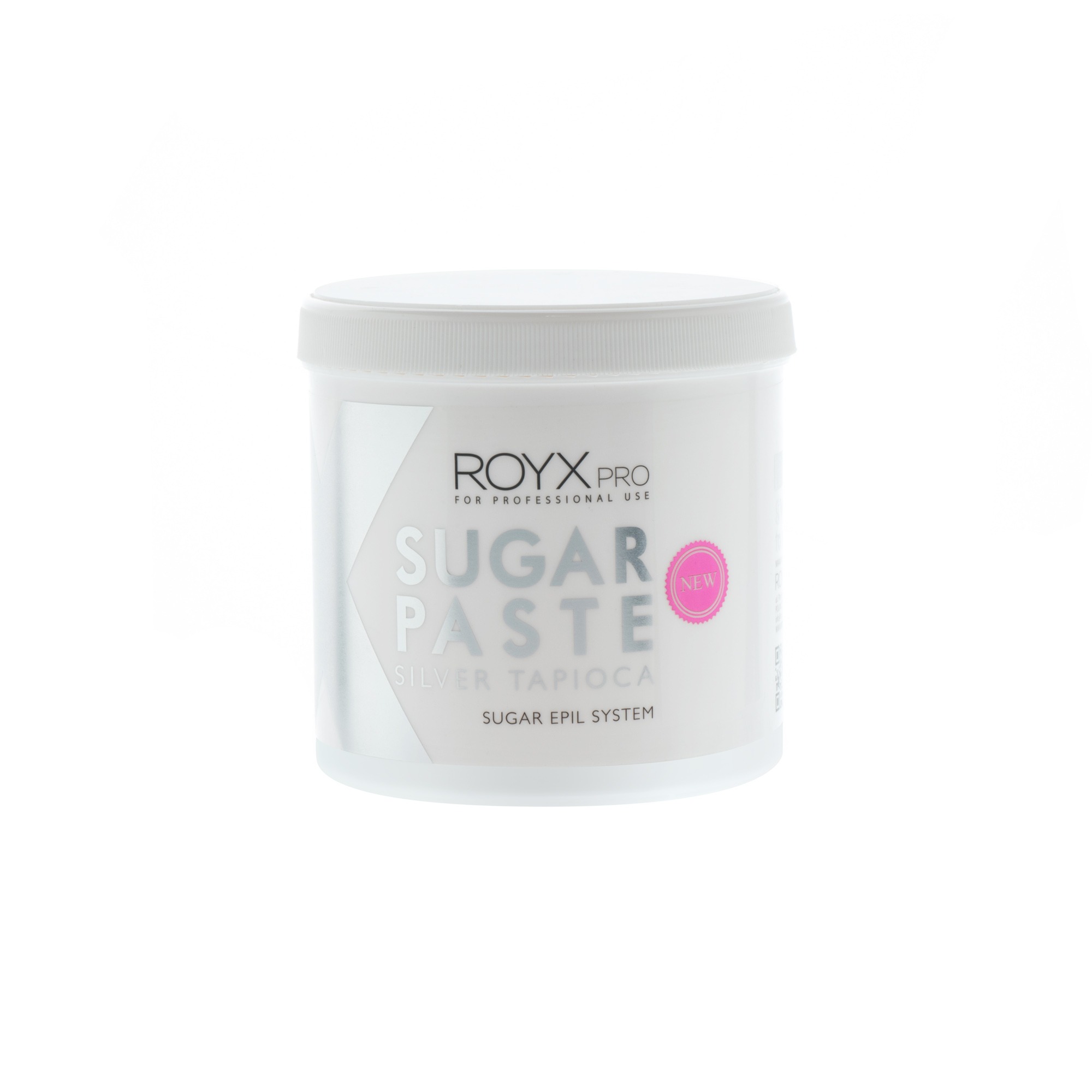 WYPRZEDAŻ – ROYX PRO – Silver Tapioca Sugar Paste 850 g, Uszkodzone opakowanie