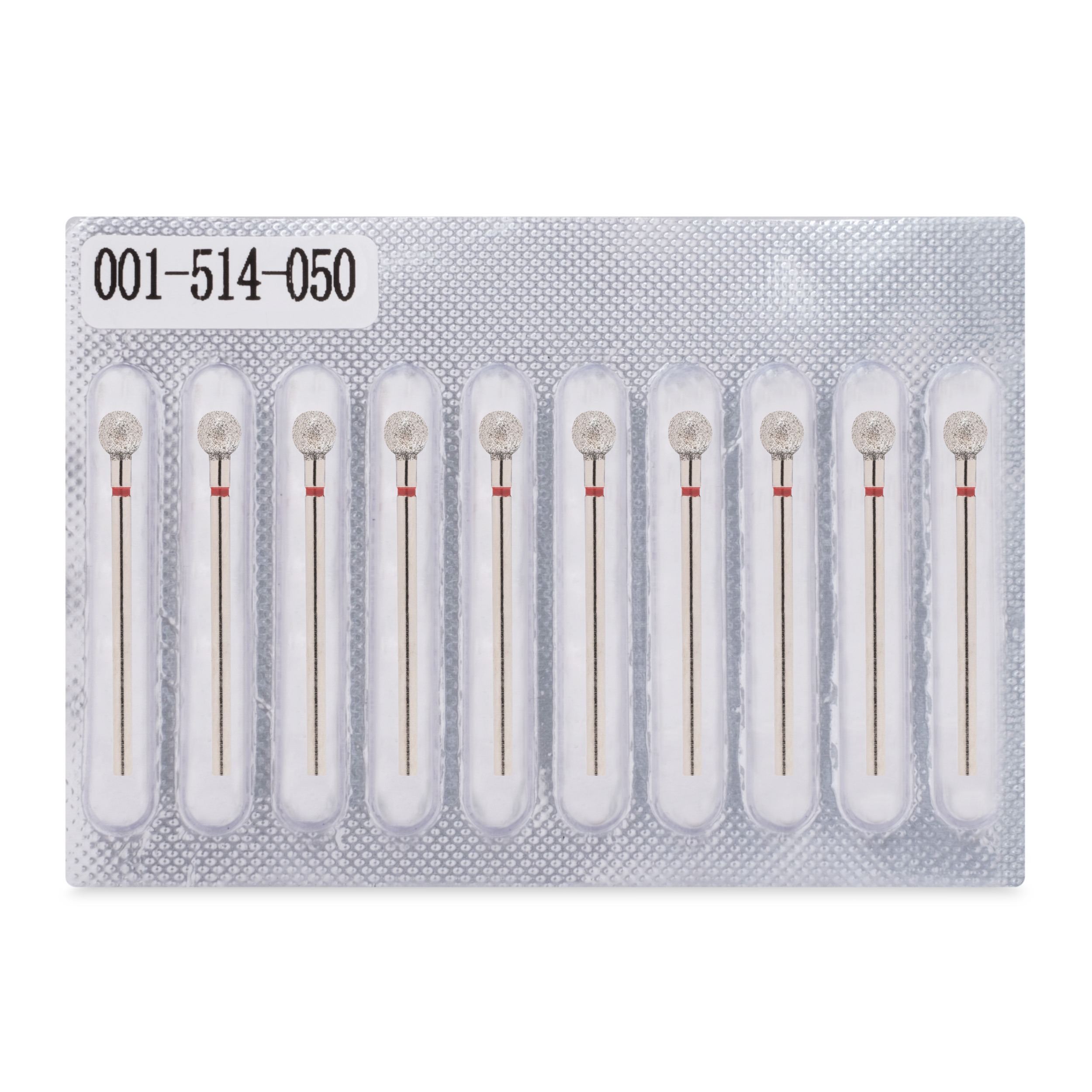 Frez diamentowy kulka 5 mm 10 szt. w blistrze - obrazek 2