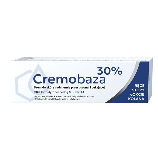 Cremobaza 30% krem zmiękczająco-nawilżający do rąk i stóp z mocznikiem, 30 g - obrazek 3